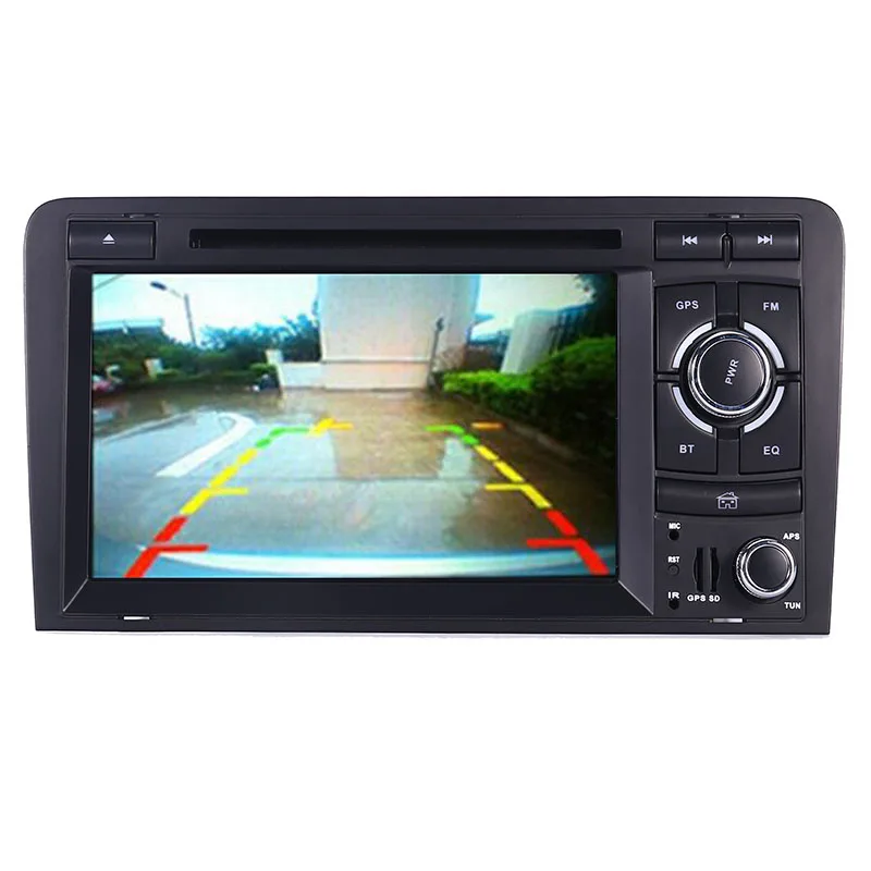 Top 2DIN Car DVD GPS For Audi A3 S3 2002-2011 Canbus Radio GPS Bluetooth 1080P 3G USB Host Ipod Map 2