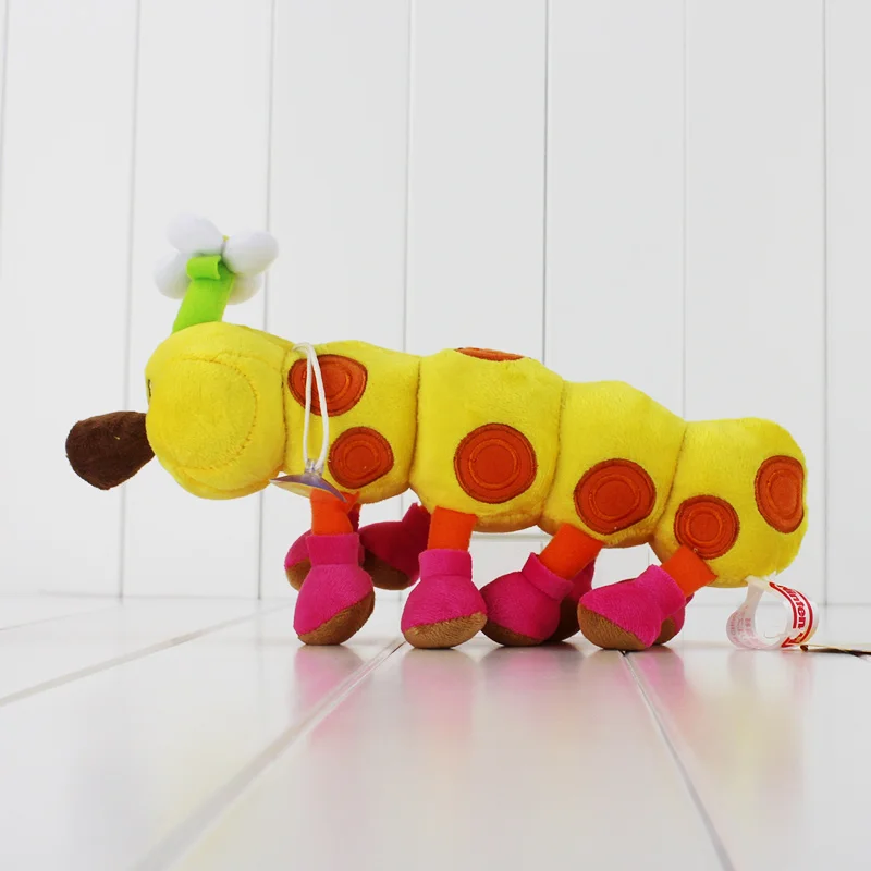 

Cute Super Mario Bros Wiggler Plush Toys Caterpillar Soft Stuffed Toys Dolls For Kids 10" 25cm