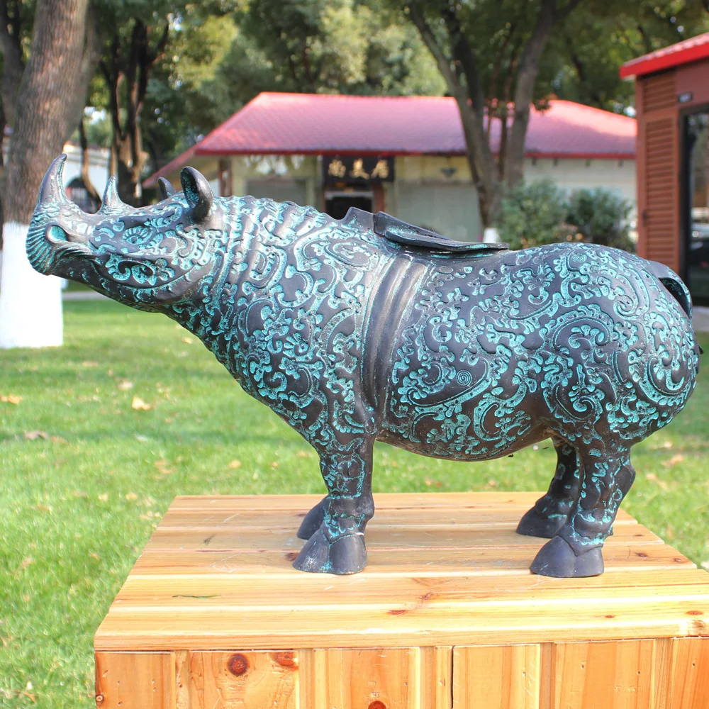 

Bronze sculpture is like a rhino ornaments office business gifts crafts Home Furnishing decoration art crafts