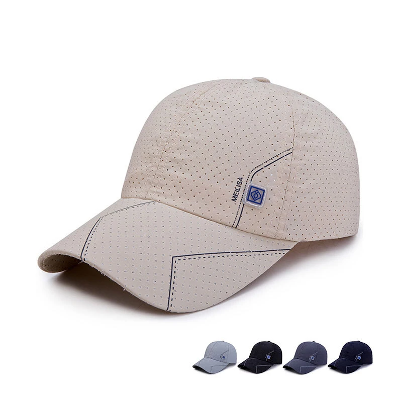 

2019 Summer Taslon Quick Dry Fabric Baseball Cap Snapback Casquette Hats Fitted Casual Gorras Dad Hats for Men Women Unisex