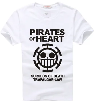 

ONE PIECE Trafalgar D Water Law T-shirt Animation Comic Fashion Cosplay