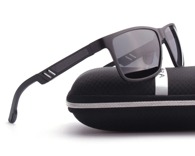 ELITERA, алюминиевые, магнетические, поляризационные, мужские солнцезащитные очки для спорта, вождения, на открытом воздухе, очки oculos de sol 6560 - Цвет линз: Black Gray