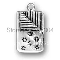New Arrival 30Pcs/Lot Zinc Alloy Antique Silver Plated Lovely Flower Bed Charm Jewelry Made In Yiwu | Украшения и аксессуары