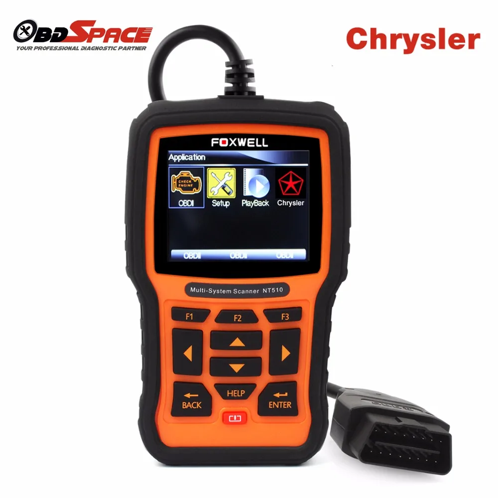 FOXWELL NT510 OBD2 Full systems Auto Diagnostic Scanner for Chrysler