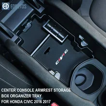 BETOS Автомобильная центральная консоль для хранения Civic подлокотник контейнер коробка для Honda Civic 10th Gen бардачок лоток держатель