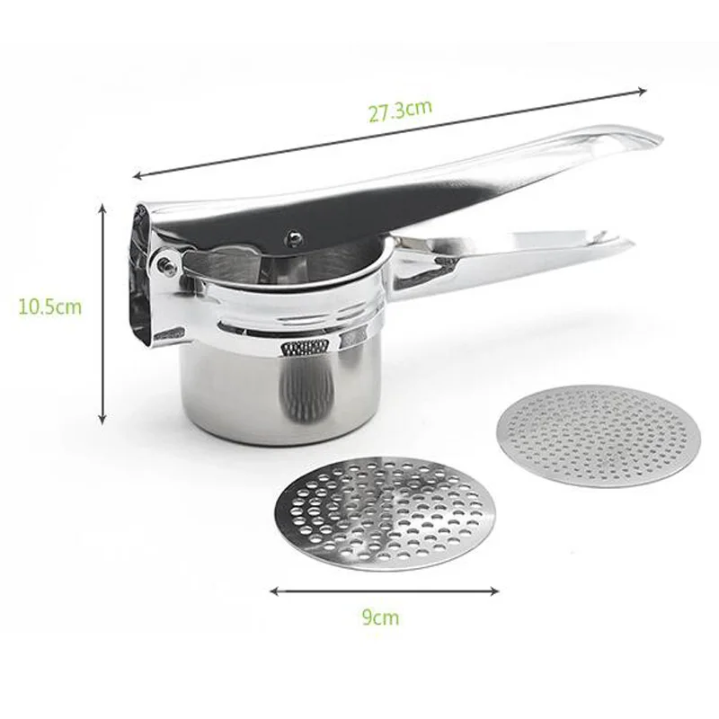 Large Stainless Steel Potato Masher Ricer Juicer Crusher Press Squeezer