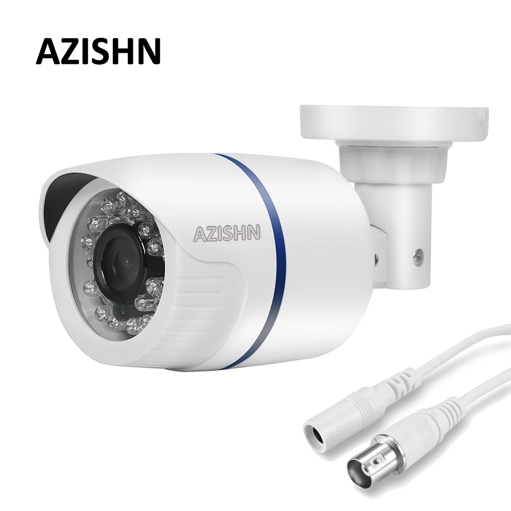 AZISHN камера безопасности 800TVL 1000TVL CMOS датчик 24 ИК светодиодов 3 6 мм объектив