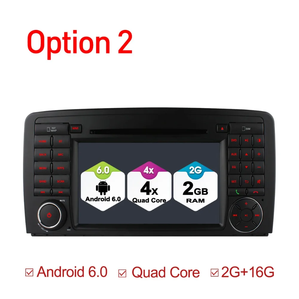 Top vehicel 4G SIM LTE 8 Core Android 6.0 Car DVD Player for Mercedes R Class W251 R280 R300 R320 R350 R500 with Radio GPS 32G ROM 3