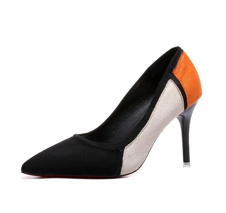 

Spring and fall new style fashion thin with pointed shallow sexy versatile high-heel shoes