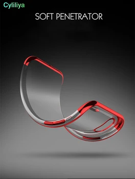 

500pcs For iPhone X 8 Luxury Plating Soft Clear TPU Colorful Silicone Back Transparent Gel Cover Phone Case For iPhone 7 6 plus