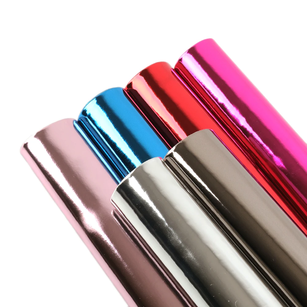 

David accessories 20*34cm Plain Color Mirror Faux Synthetic Leather Fabric, DIY HairBow Handbag Shoes Material,1Yc6318