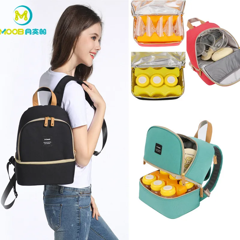 

Baby Bags For Mom Bottle Cooling Backpack Maternity Mummy Nursing Care Bag Wateroproof Backpack Kid Baby Breast Milk Cooler Bags
