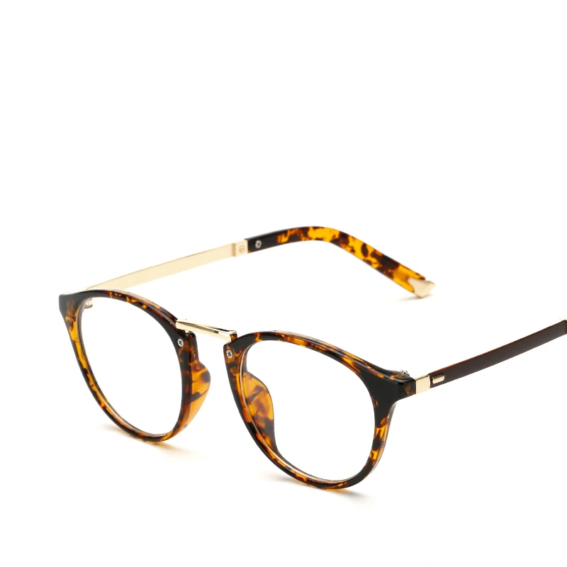 LONSY, новинка, розовые очки, оптические, брендовые, круглые очки, оправа, прозрачные линзы, модные, оправа для глаз, для женщин, oculos de grau CJ2204 - Цвет оправы: C5