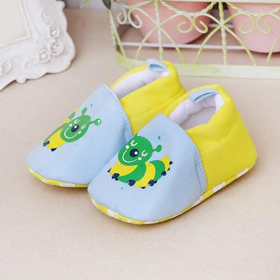 Lurryly Baby Cartoon Soft Sole Cotton 