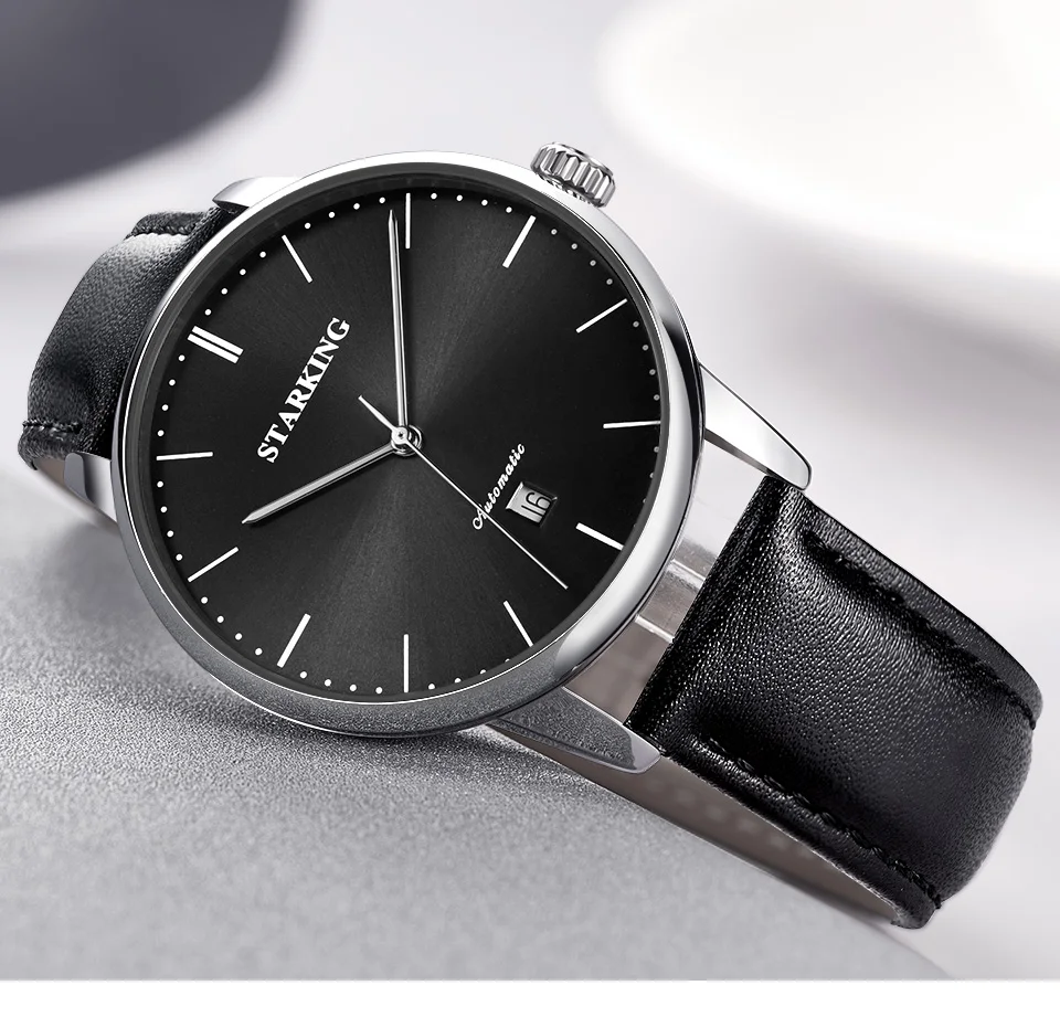 casual negócios retro relógio de pulso data automática masculino 3atm