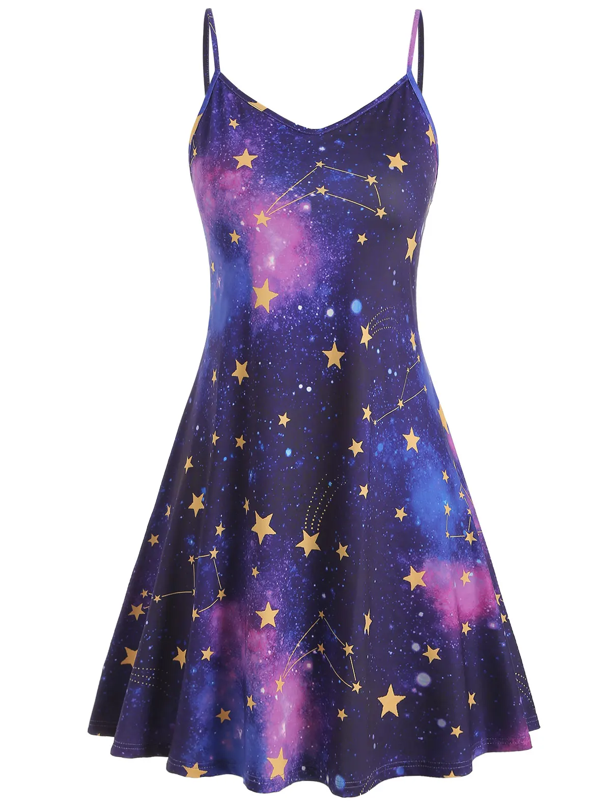 Star moon print dress Clearance