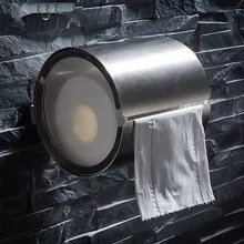 Нержавеющая сталь матовый Туалет Ванная комната подвесной водонепроницаемый необычный, прозрачный бумажное полотенце для рук коробка