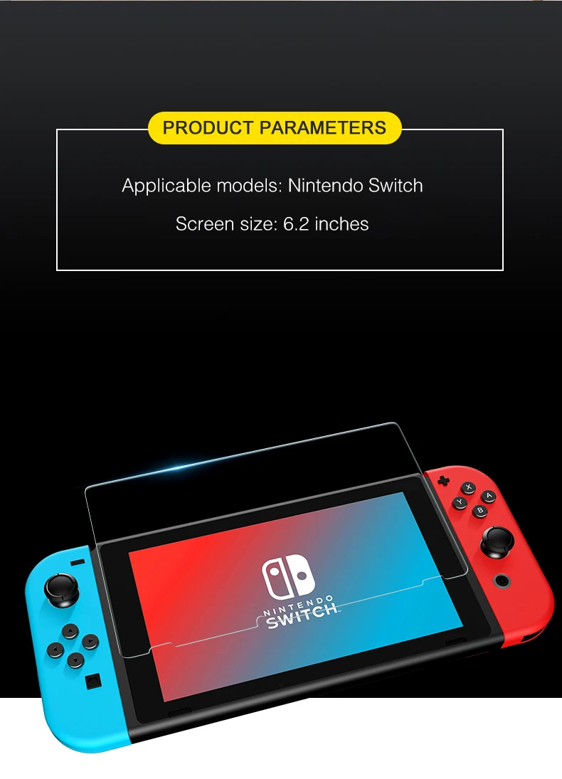 3 шт Защитные пленки для экрана для переключателя серии shand 0,3 мм 9H из закаленного стекла для консоли nintendo Switch NS аксессуары для переключателей серии shand