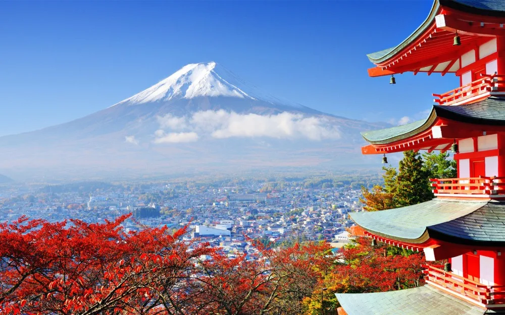 Mount Fuji Japan Japanese Mountain Landscape 12x8 Inch Print