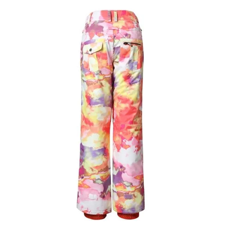 colorful ski pants