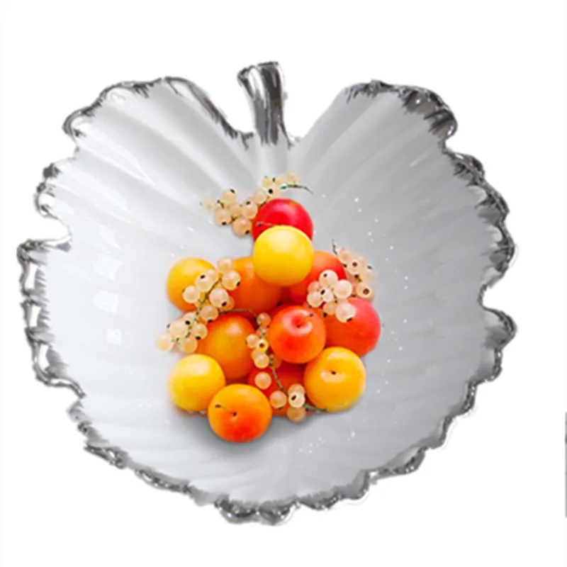 

Ceramic Leaf Dish Beauty Wedding Gift Plate Lovely Tableware Small Plate Dish