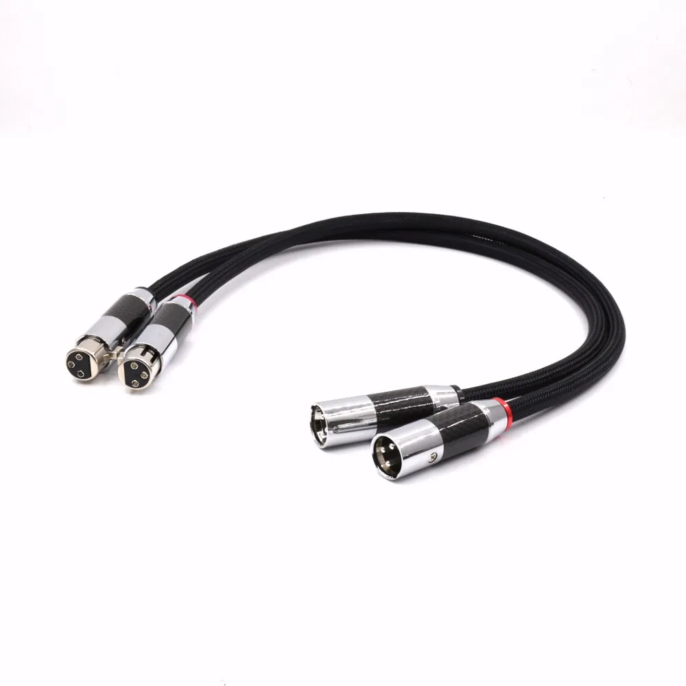 SQ 88B G5 кабель 5N Чистый медный Посеребренный разъем XLR из углеродного волокна Hifi