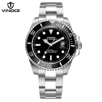 

200 m waterproof diving watches steel sport quartz watch calendar luminous military Business men clock Relogio masculino