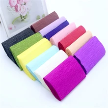 250*10cm Decorative Origami Crinkled Crepe Paper Craft DIY Flower Wrapping Fold Scrapbooking Gifts Party Decoration decorative paper craft