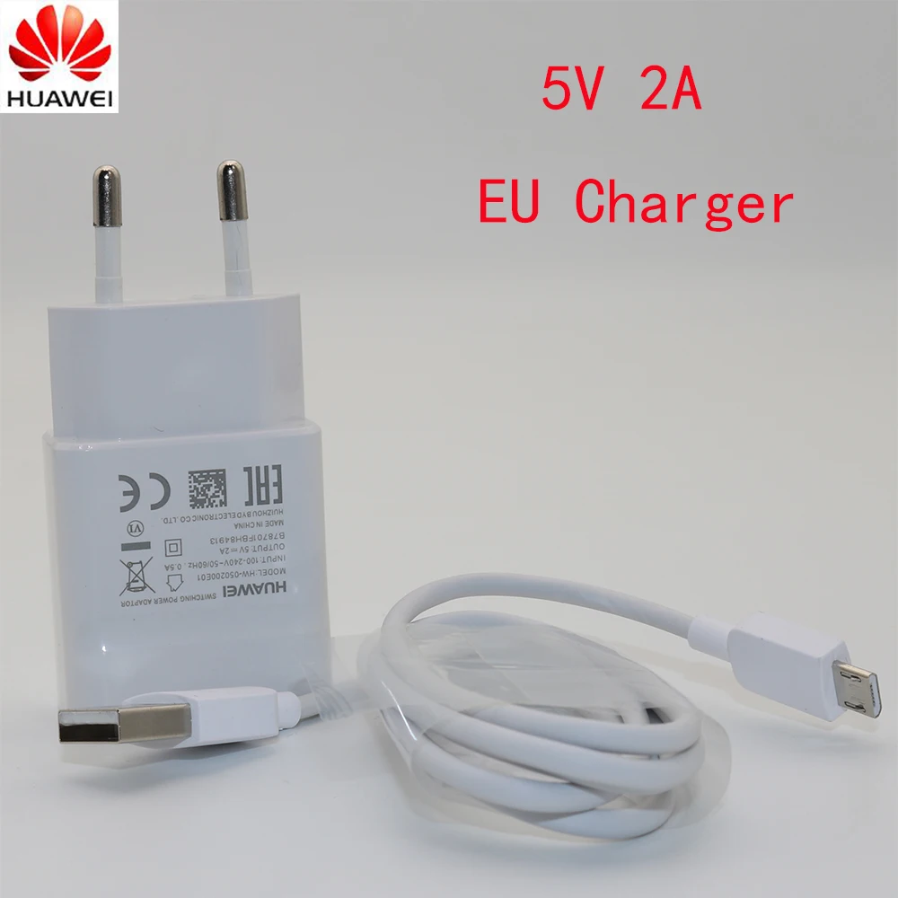 

Original huawei P8 Charger 5V2A EU wall Charge Power Adapter & Micro usb Cable For P9 lite honor7 7x 6a y7 y6 2017 y3 Honor 6 5X