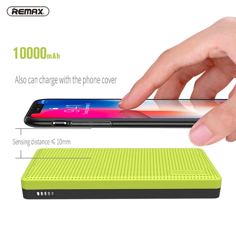 Remax QI 10000mah wireless charger power bank with Indicator light Dual USB External Battery Powerbank for iphone X 8 plus S7 S8 Remax QI 10000mah wireless charger power bank with Indicator light Dual USB External Battery Powerbank for iphone X 8 plus S7 S8