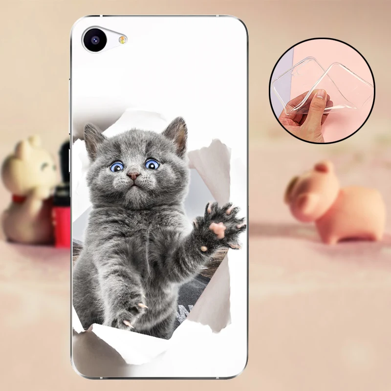 CROWNPRO لينة TPU Meizu U10 حالة سيليكون رسمت الحيوانات اللوحة Meizu U10 حالة ل كابا Meizu U10 حماية الهاتف حالات قذيفة