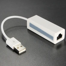 USB2.0 штекер RJ45 Ethernet Lan сетевой адаптер Dongle 10/100 Мбит/с для ноутбука