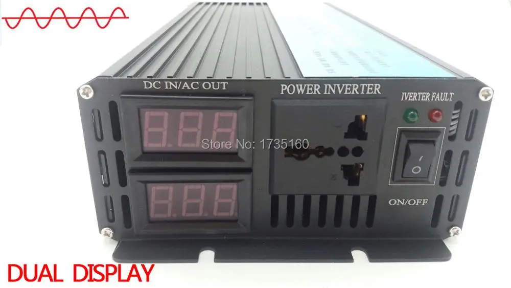 

DHL FedEx UPS free shipping 2000w sinusoide pura convertitore ac 220v 12v dc solare off grid peak 4000w inverter pure sine wave