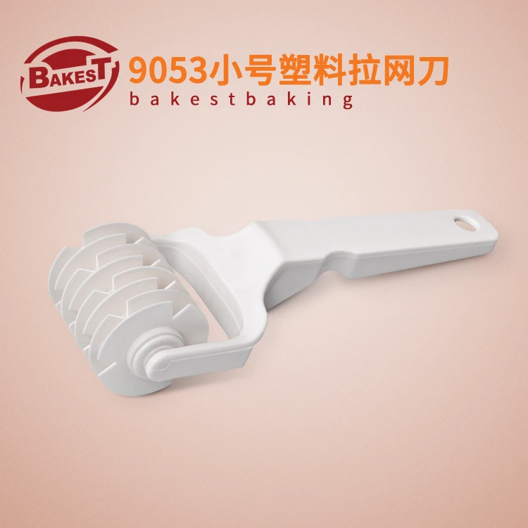 

BAKEST Small Size Plastic Knife Cake Fondant Tools Dough Roller Pizza Pastry Cutters