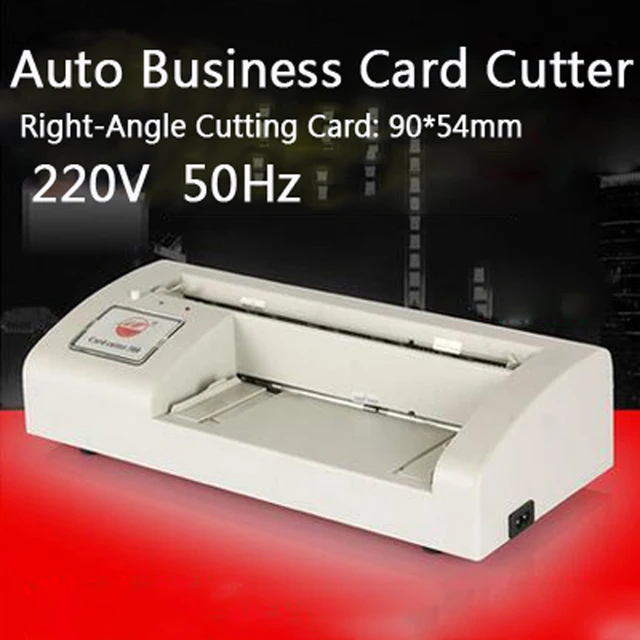 300B Business Card Cutter Electric Automatic Slitter Paper Card Cutting