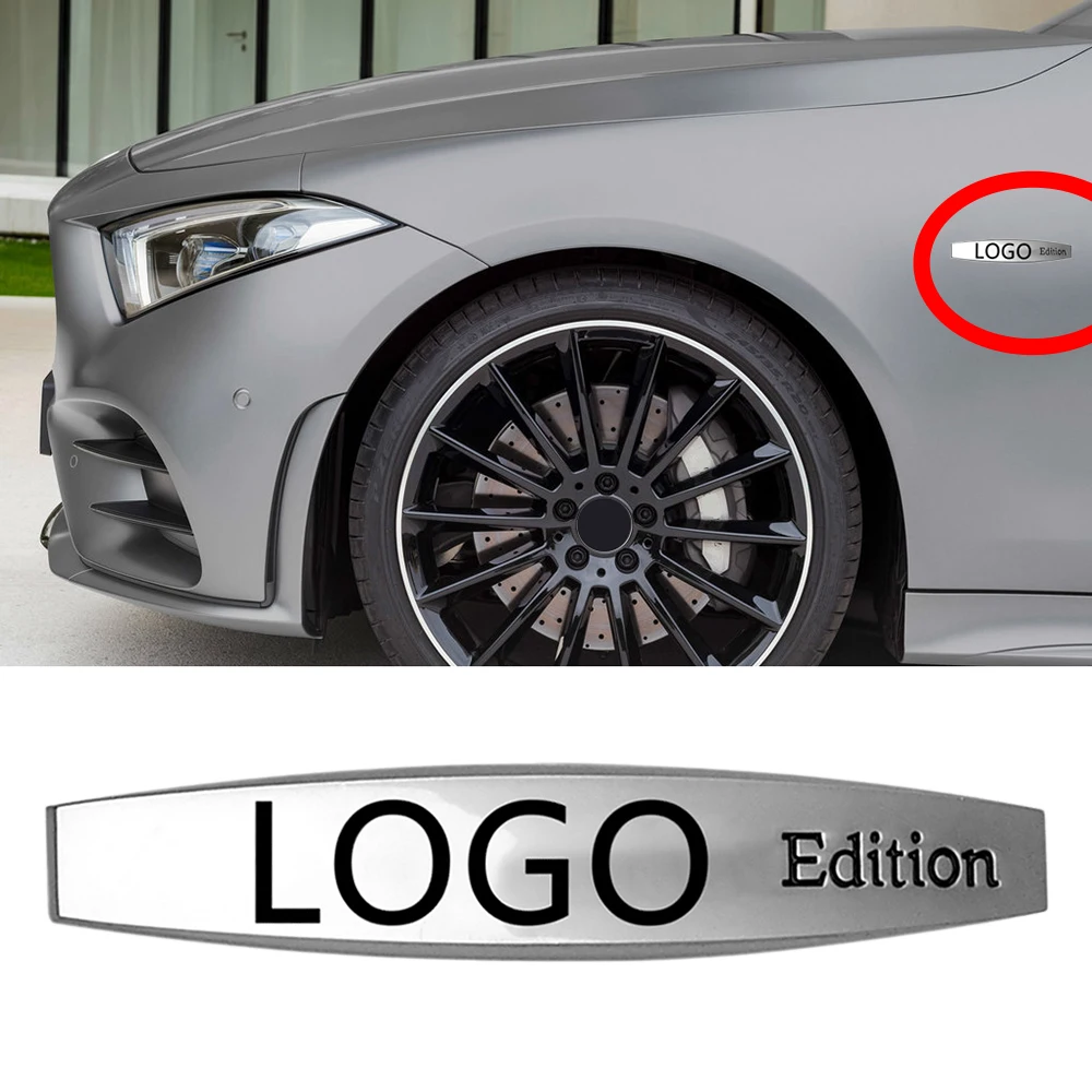 

1-10 pcs For AMG Edition Emblem Sticker Car Side Waist Logo Decal For Mercedes W213 W176 W204 W220 W245 W246 W251 SL Accessories