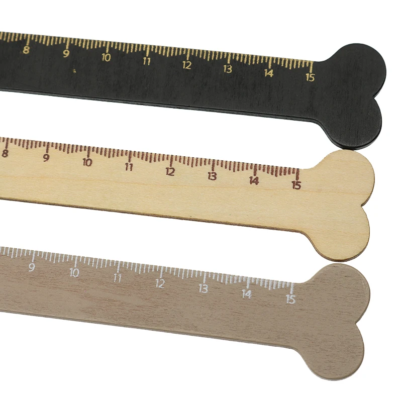 3 шт. 15 см вид правителя кости деревянная линейка параллельная линия чертеж инструмент проверка необходимых трех цветов офисных принадлежностей