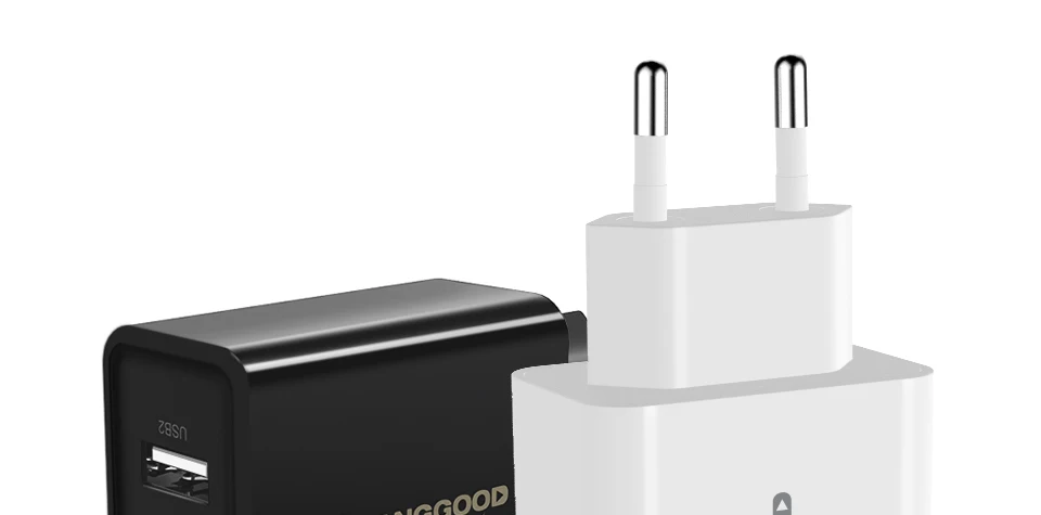 TANGGOOD Dual USB Зарядное устройство 5V 3.4A 17 Вт 2-Порты и разъёмы стены Зарядное устройство адаптер Универсальный мобильный телефон Зарядное устройство для samsung S8 iPhone X 8 Plus