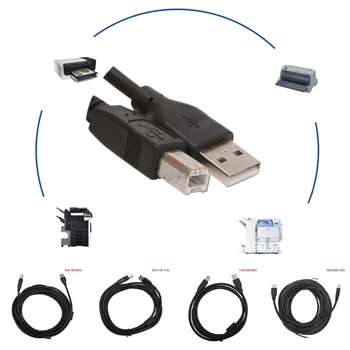 

High Speed USB 2.0 Type A Male to B Male Scanner Printer Cable Sync Data Charger Cable 1.5M 3M 5M 10M for Laser Printer Sales