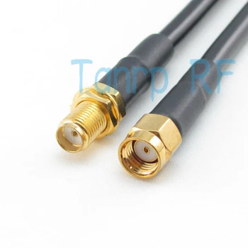 

Freeshipping! 3FEET RF Pigtail jumper coaxial cable RG58 100CM RP-SMA male plug to SMA female jack Wholesale