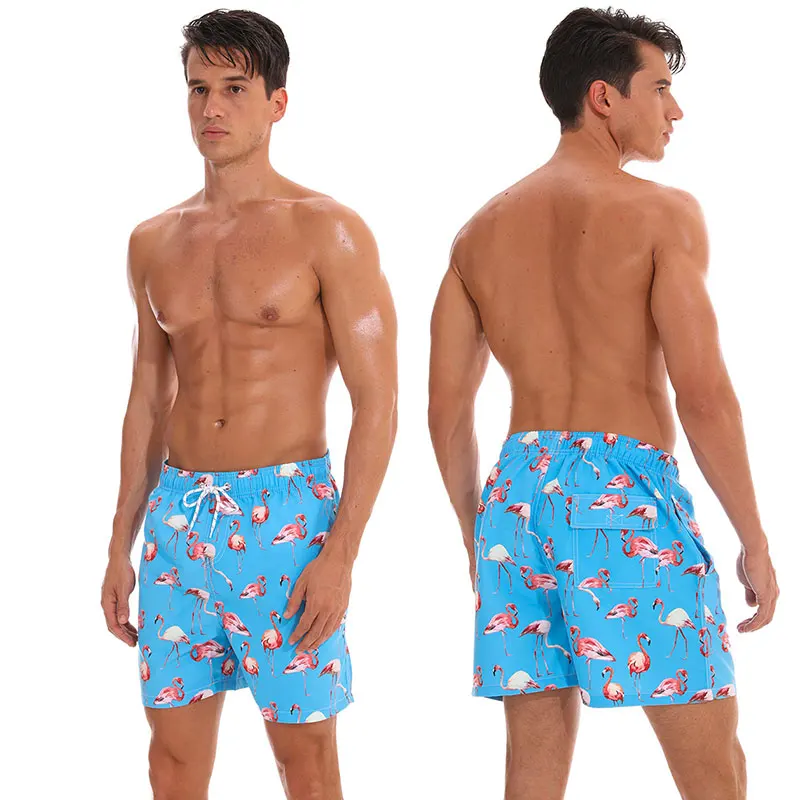 Escatch New Quick Dry Summer Shorts Mens Print Beach Board Shorts Surf Siwmwear Bermudas Swim For Men Flamingo Print Board Short Escatch New Quick Dry Summer Shorts Mens Print Beach Board Shorts Surf Siwmwear Bermudas Swim For Men Flamingo Print Board Short
