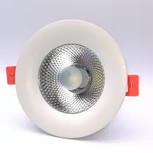 Горячая 15 Вт затемняемый теплый белый-чистый белый-холодный белый COB светодиодный светильник Встраиваемый светодиодный Потолочные лампы лампа AC85-265V