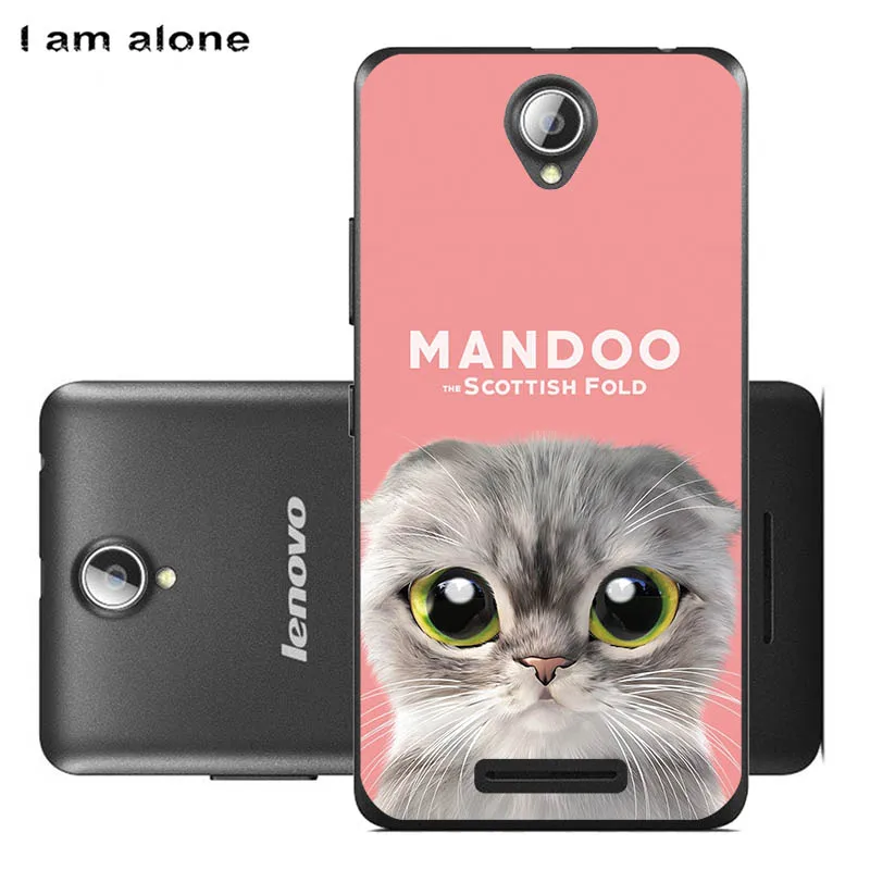 Чехлы для телефонов I am alone для lenovo A5000, 5,0 дюймов, мягкий ТПУ мобильный Модный Цветной милый чехол для lenovo A 5000