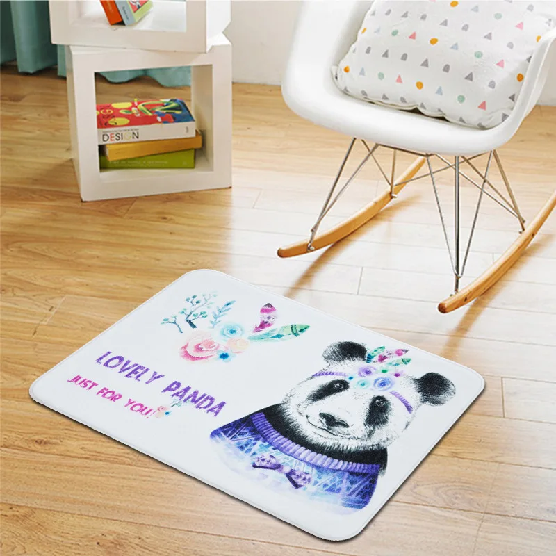 Panda Print Carpets for Living Room Cartoon Soft Rug Baby Room Cute Game Crawl Rugs Kids Bedroom Computer Chair Floor Mat Carpet Panda Print Carpets for Living Room Cartoon Soft Rug Baby Room Cute Game Crawl Rugs Kids Bedroom Computer Chair Floor Mat Carpet