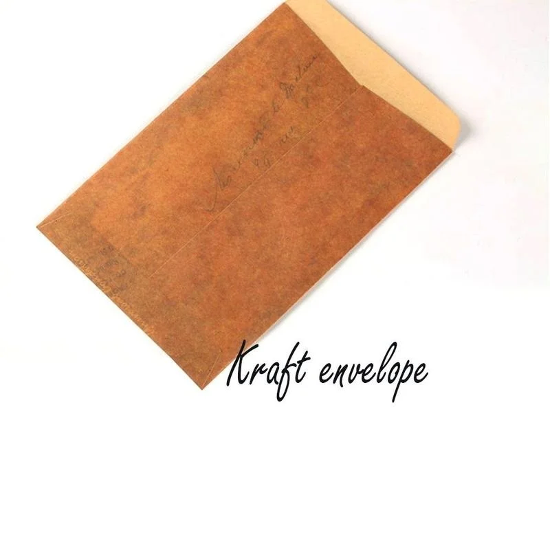 10 шт./лот 16x11 см винтажный бумажный конверт коричневый крафт-упаковка для Ретро открытка с пригласительным билетом маленькая Подарочная буква