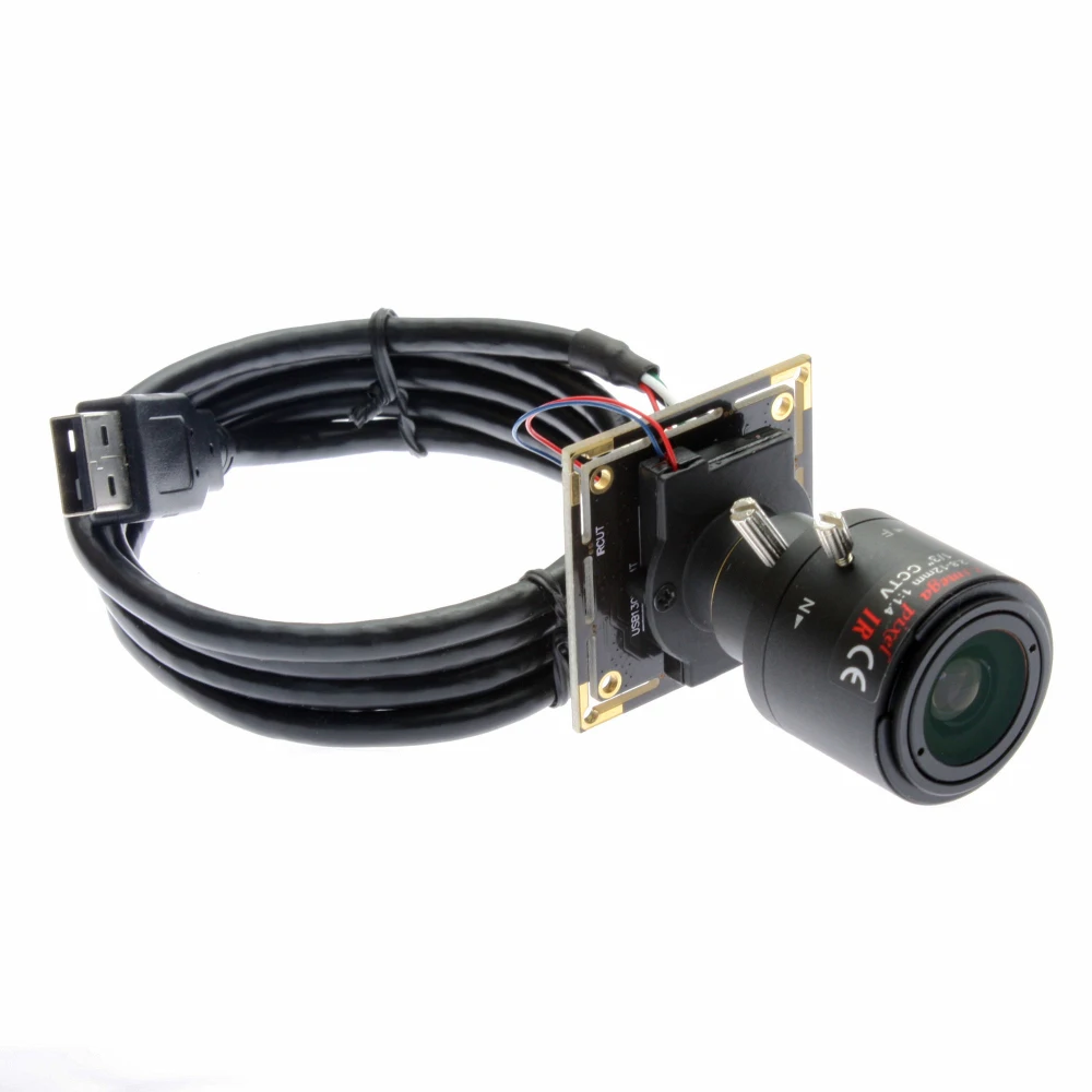 Модуль платы камеры ELP 2 Мегапикселя HD 1080P с низкой освещением UVC Mjpeg usb объективом 8
