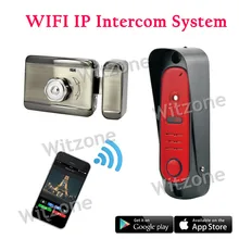 2016 Новый WI-FI Домофона Видео Домофон + Mute Электронный Замок APP Дистанционного Управления Открыть Дверь