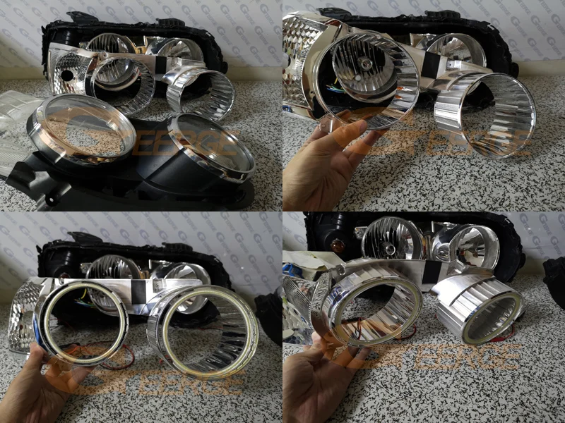 cob led angel eyes kit FOR AVEO Chevrolet Sonic (T300) Holden Barina(TM)(1)