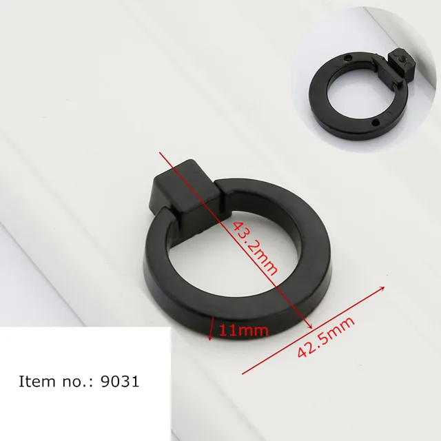 Black Handles for Furniture Cabinet Knobs and Handles Kitchen Handles Drawer Knobs Cabinet Pulls Cupboard Handles Knobs 9031