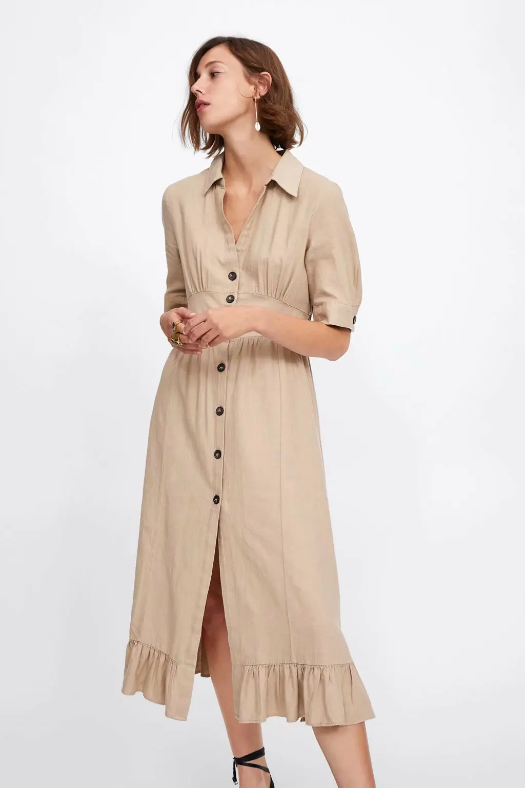 

Pure Color Night Club Sexy Bohemian Maxi Dresses for Women Short Trumpet / Mermaid Summer Beach Dresses Night Club Vestidos